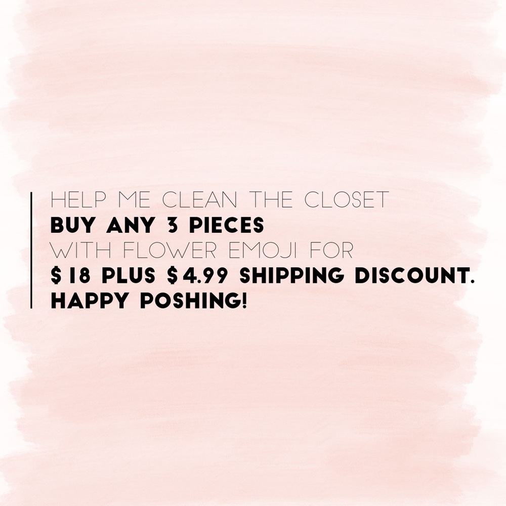 BUY Any 3 pieces with 🌸 emoji for a discount